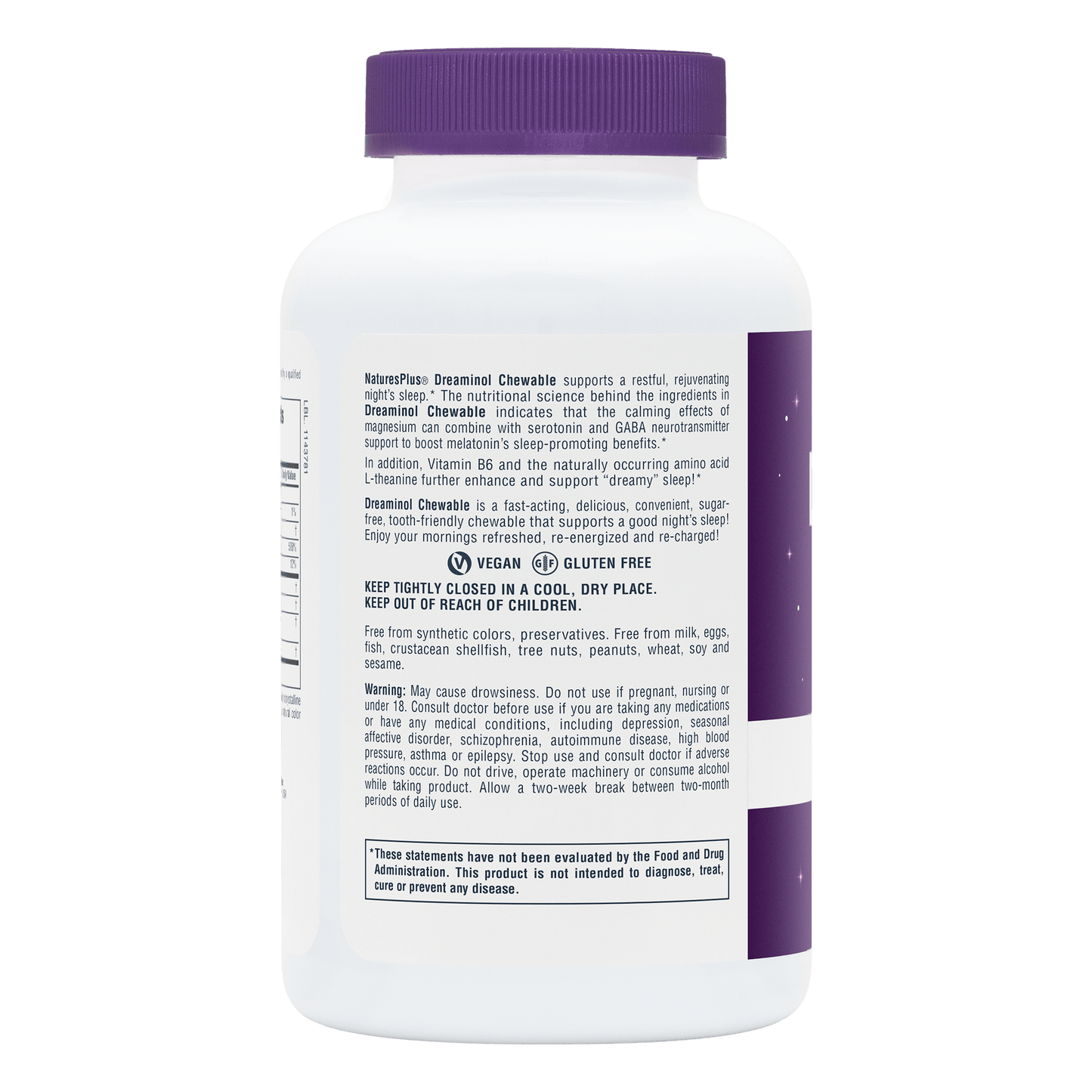 Dreaminol® Sleep Chewable 90ct by NaturesPlus