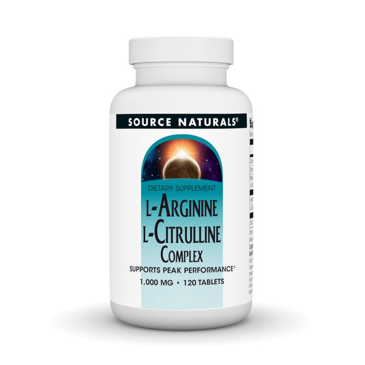 L-Arginine L-Citrulline Complex 1000mg 120ct by Source Naturals