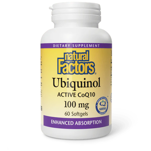 CoQ10 Ubiquinol 100mg 60ct by Natural Factors