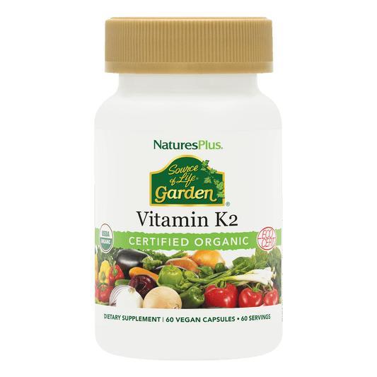 Source of Life® Garden K2 120mcg 60ct by NaturesPlus