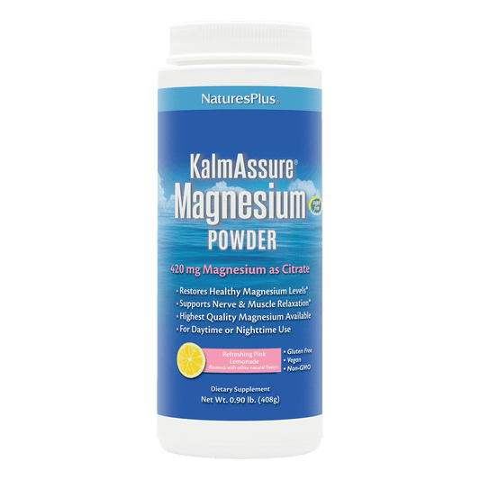 KalmAssure® Magnesium Citrate Pink Lemonade 0.90lbs by NaturesPlus