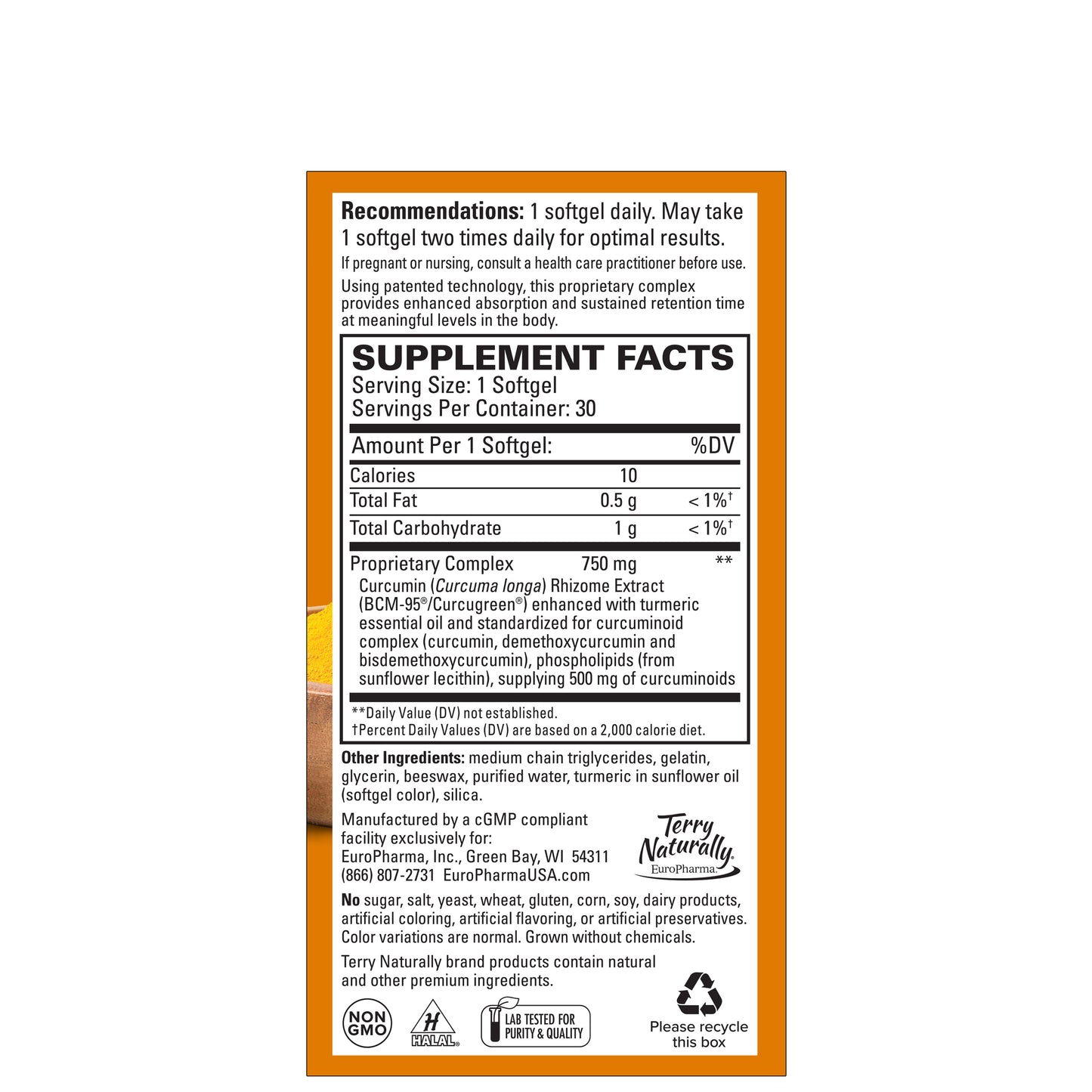 CuraMed® 750mg 30ct by Terry Naturally