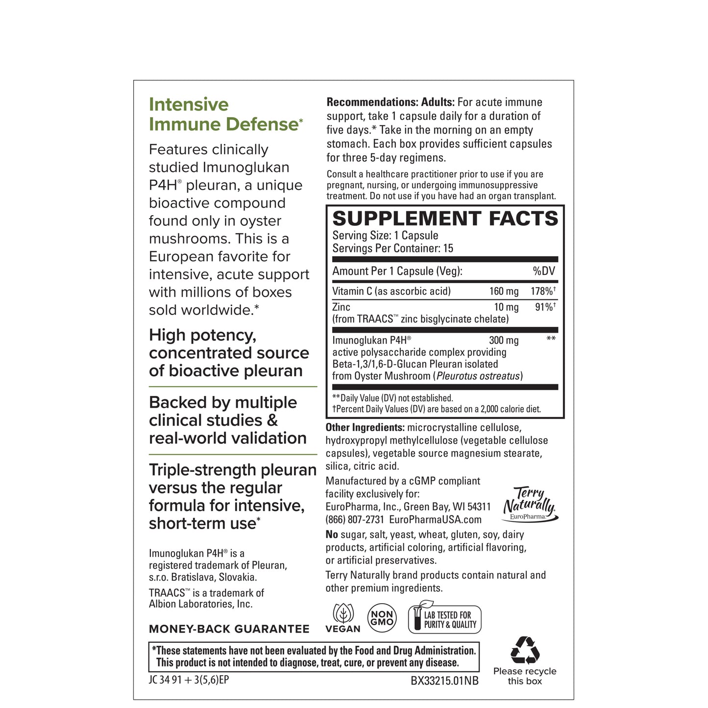 PleuraMax™ Extra Strength 15ct by Terry Naturally