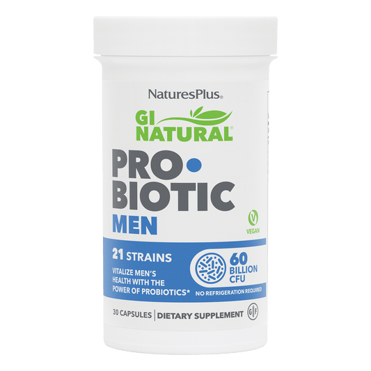 GI Natural Probiotic 60B for Men 30ct by NaturesPlus