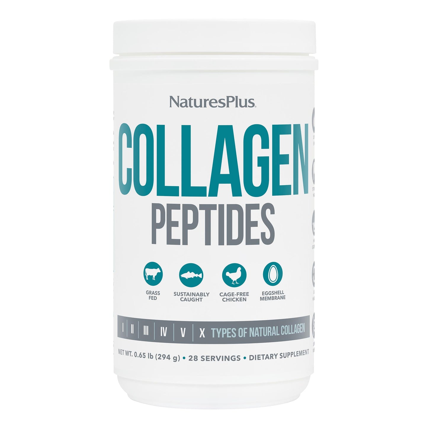 Collagen Peptides Unflavored 0.65lbs by NaturesPlus®