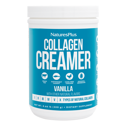 Collagen Peptides Creamer in Vanilla 300g by NaturesPlus