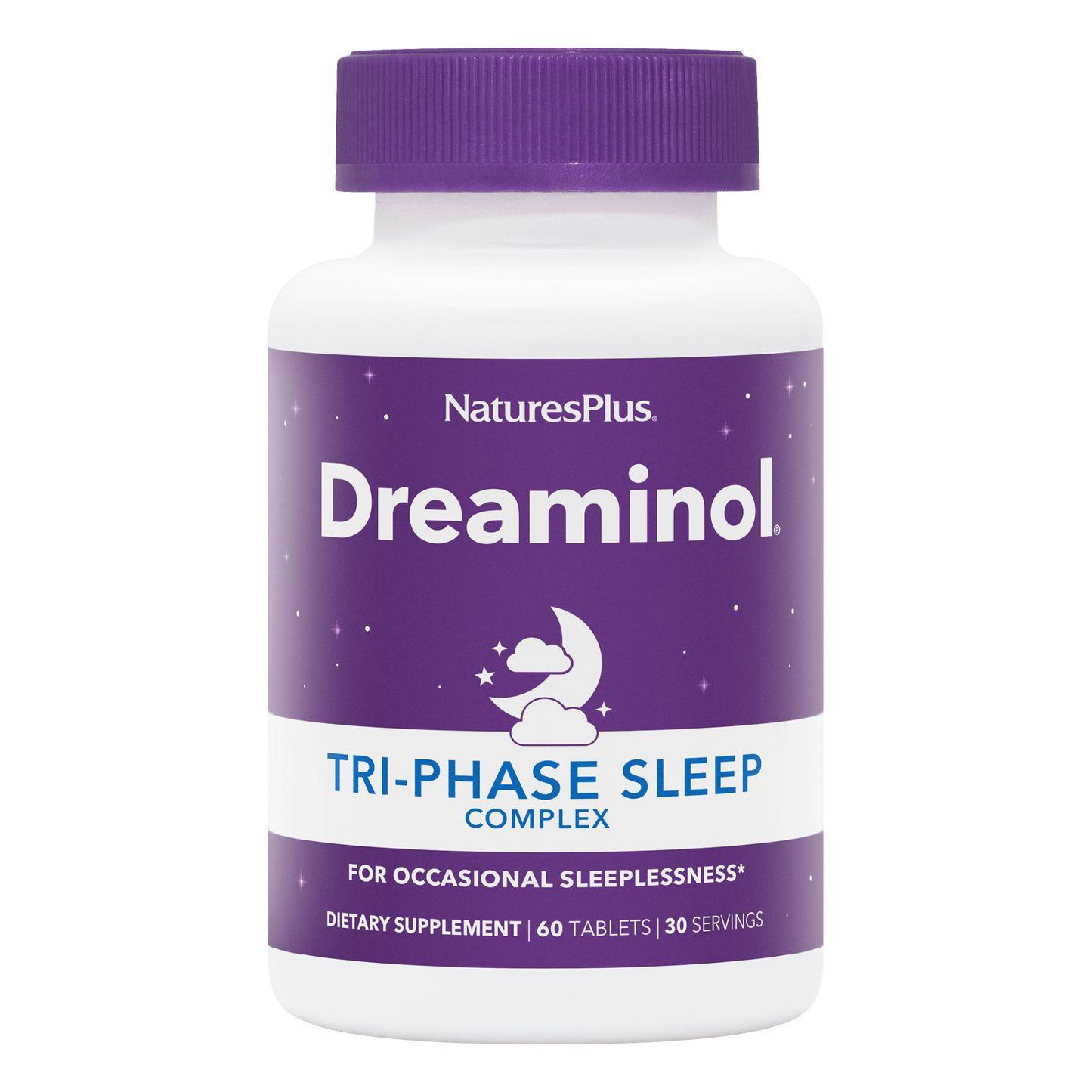 Dreaminol® Tri-Phase Sleep Complex 60ct by NaturesPlus
