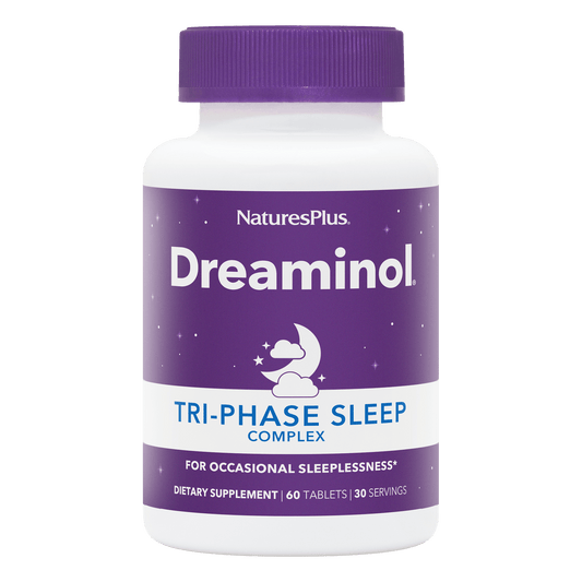 Dreaminol® Tri-Phase Sleep Complex 60ct by NaturesPlus