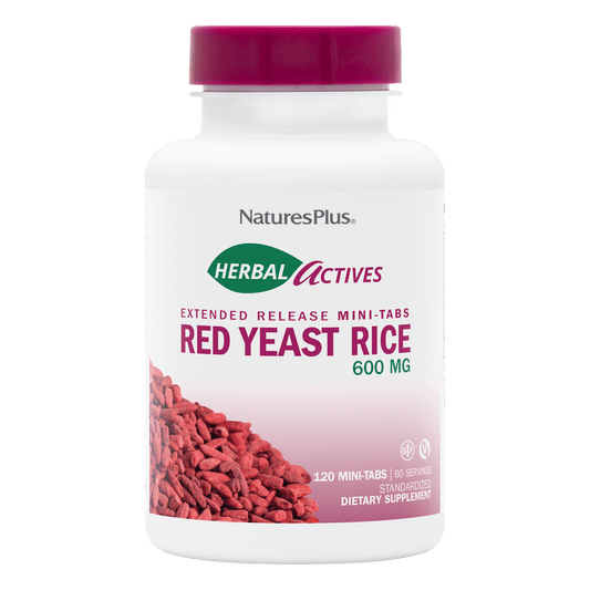 Red Yeast Rice Extended Release 600mg Mini-Tab 120ct by NaturesPlus